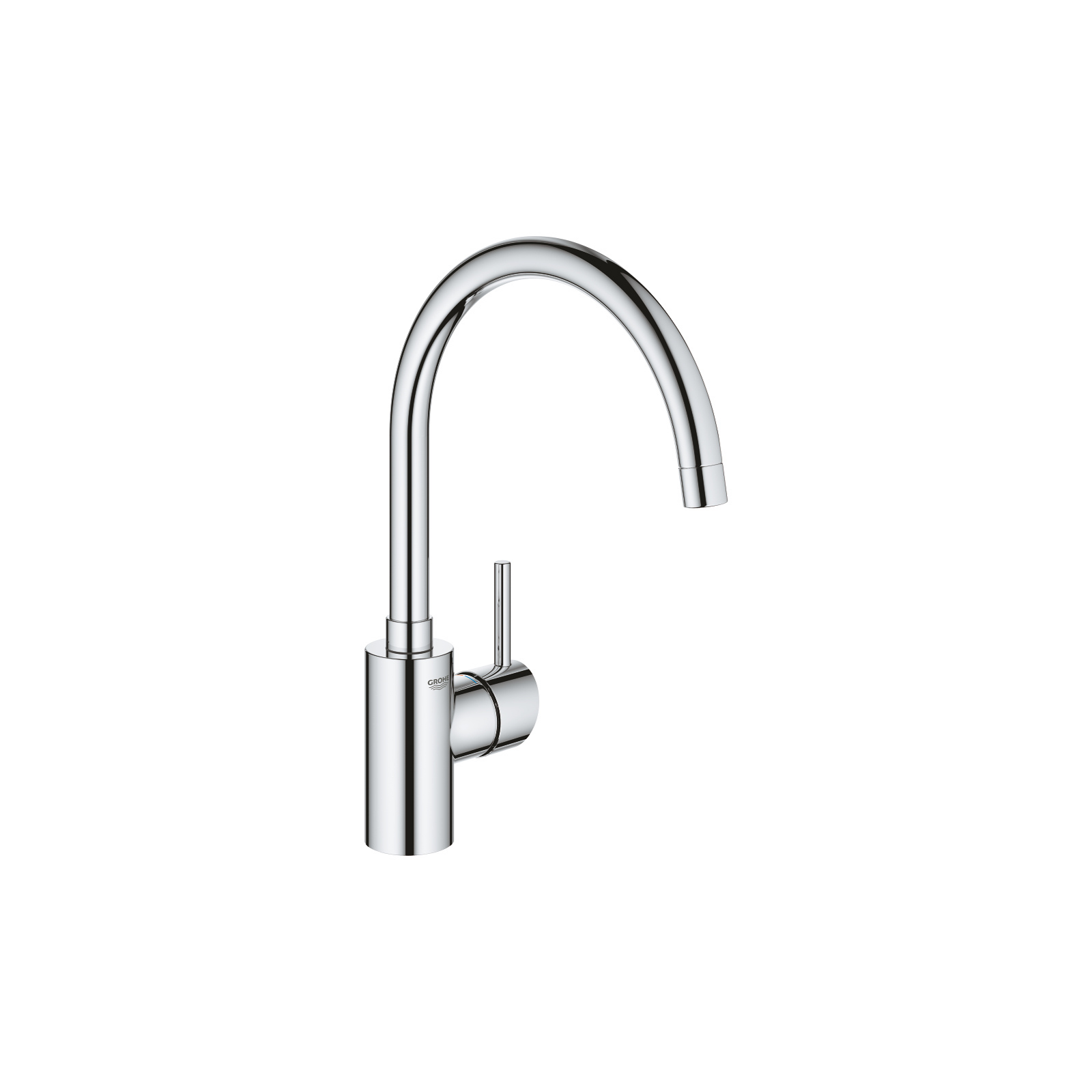 Mitigeur évier CONCETTO III, monocommande, bec haut orientable, chromé