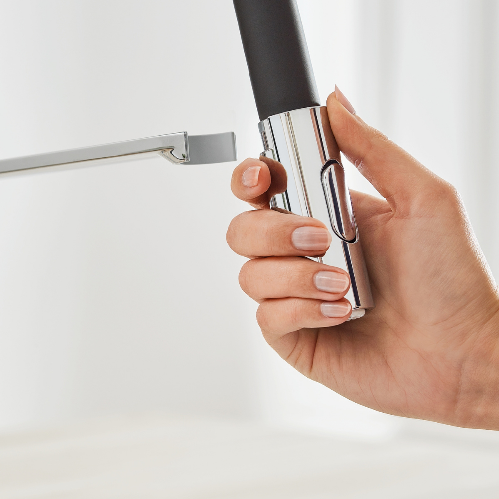 Evier Villeroy et Boch Architectura 60 100 x 51 cm Blanc + Robinet cuisine Grohe Concetto zoom robinet
