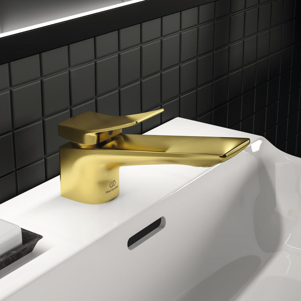 Mitigeur lavabo avec tirette et vidage Ideal Standard Conca or ambiance 