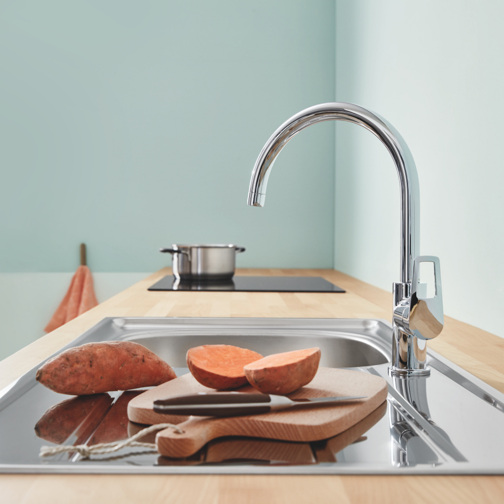 Robinet de cuisine Grohe Bauloop