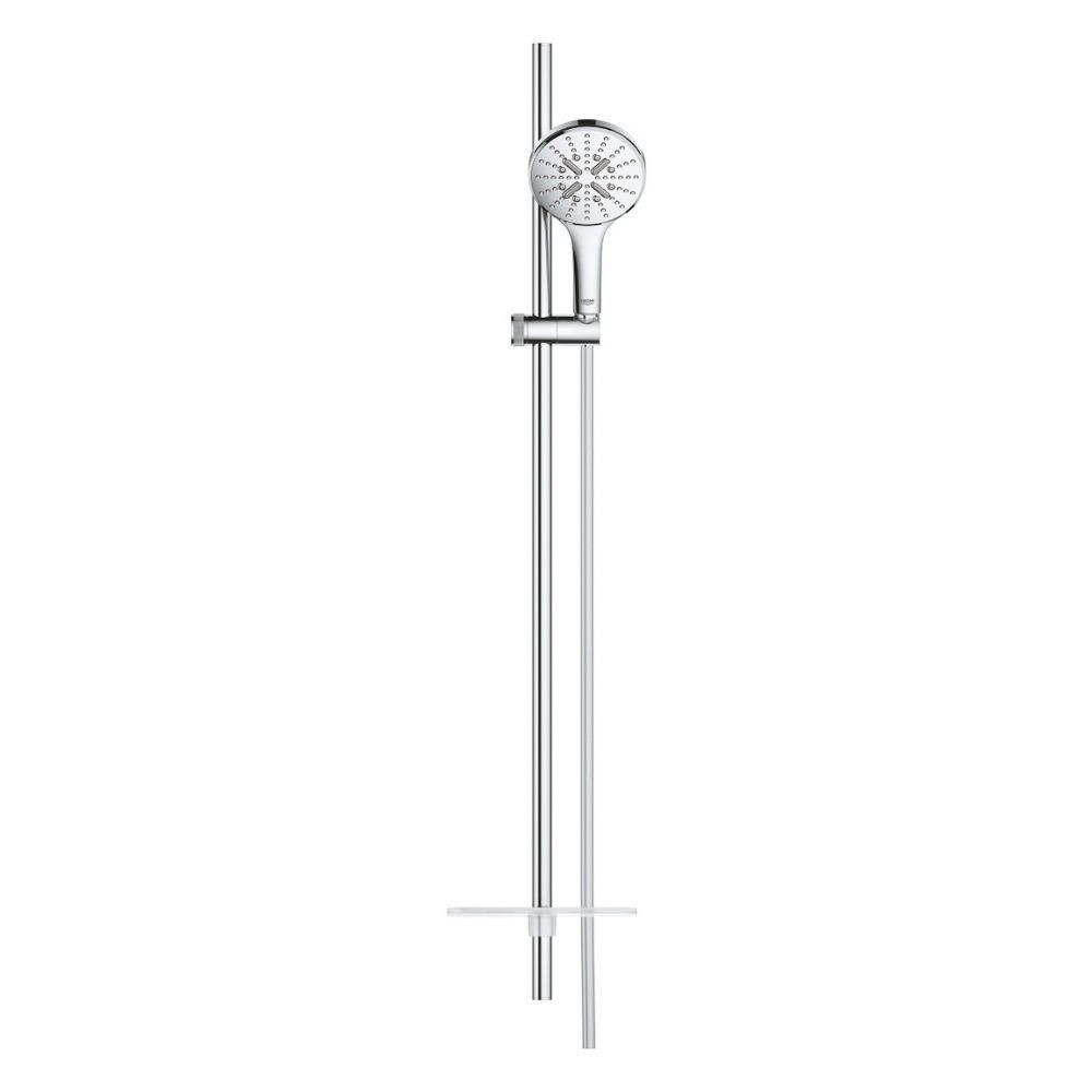 Robinet bain thermostatique avec tablette Grohe Grohtherm + Ensemble de douche Grohe Rainshower