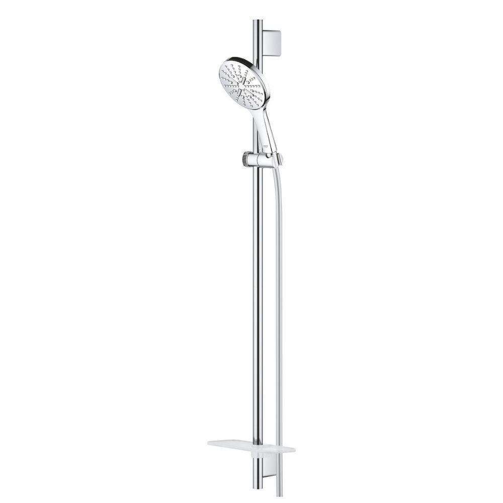 Robinet bain thermostatique avec tablette Grohe Grohtherm + Ensemble de douche Grohe Rainshower