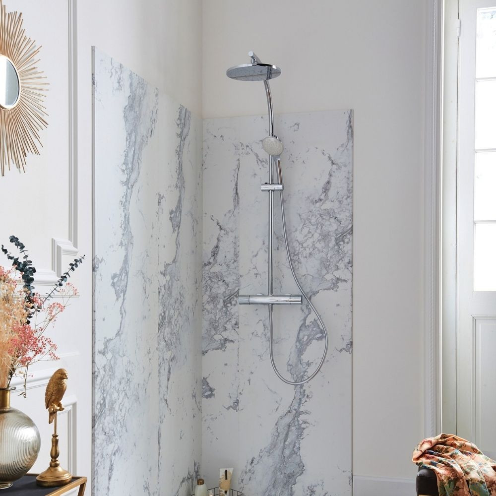 jacob delafon amelie pommeau de douche chrome 3 jets 