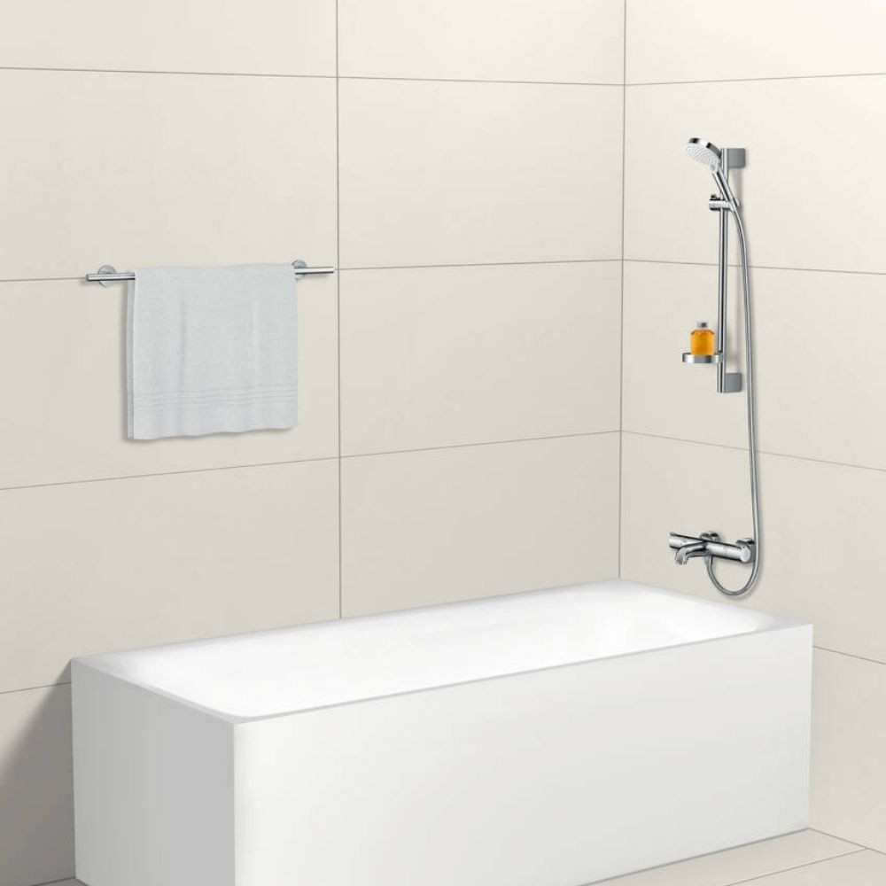 Mitigeur ambiance bain douche thermostatique mural 2 trous Hansgrohe 1001 chrome