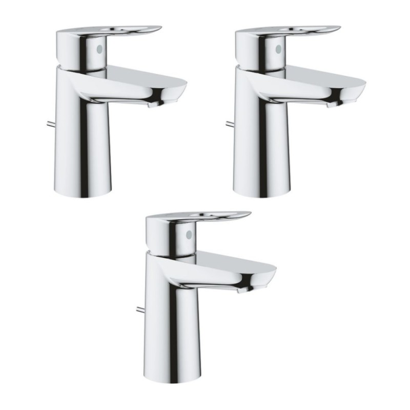 lot robinets lavabo bauloop grohe par trois pas cher