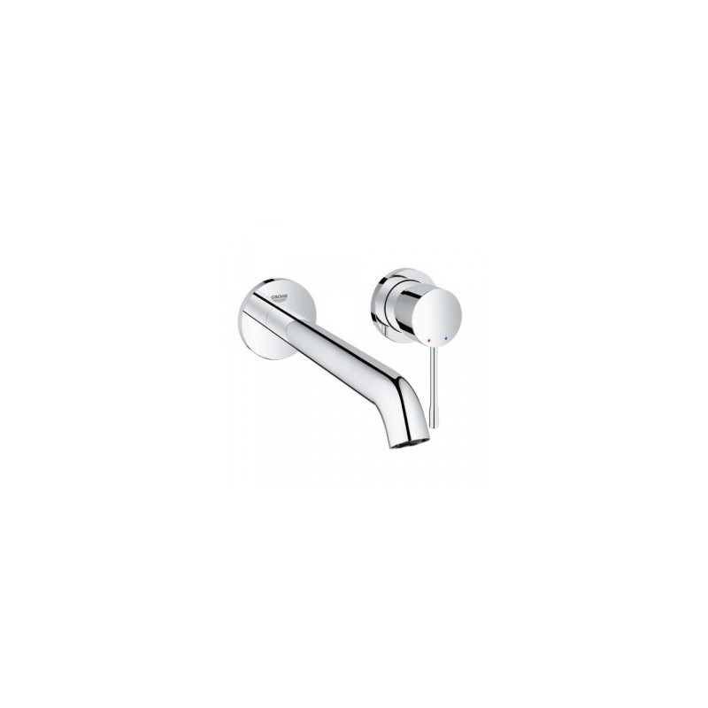 Façade mitigeur Grohe ESSENCE 2 trous lavabo taille L saillie 230 chrome