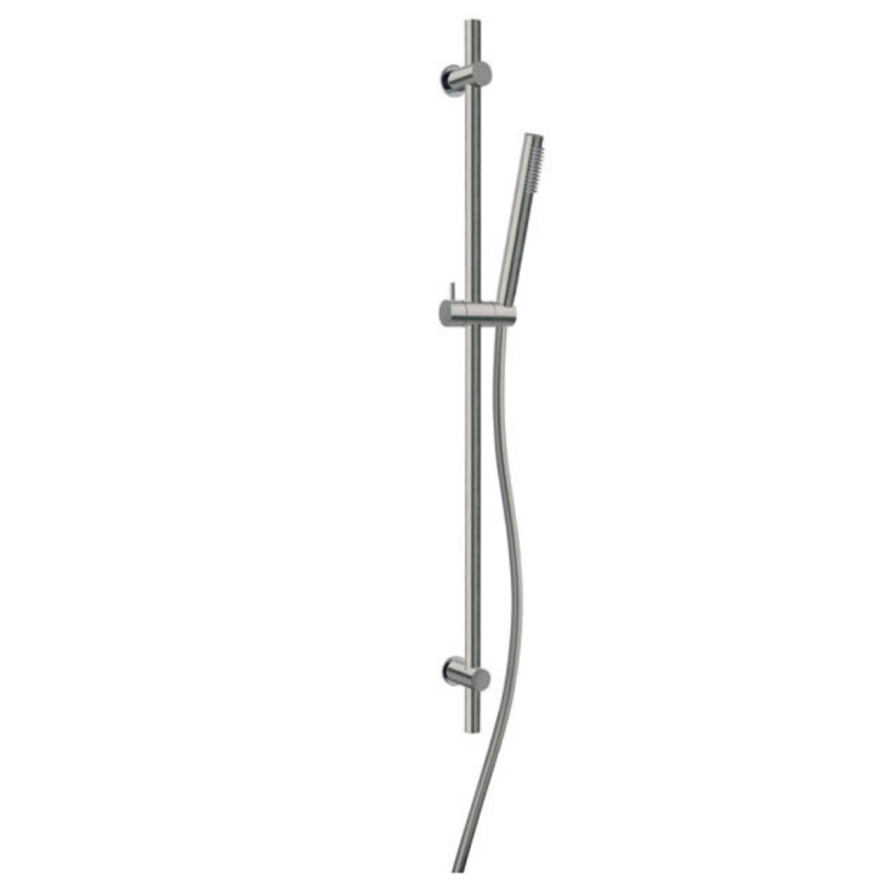 Ensemble de douche barre de douche douchette à main gris acier cox paini