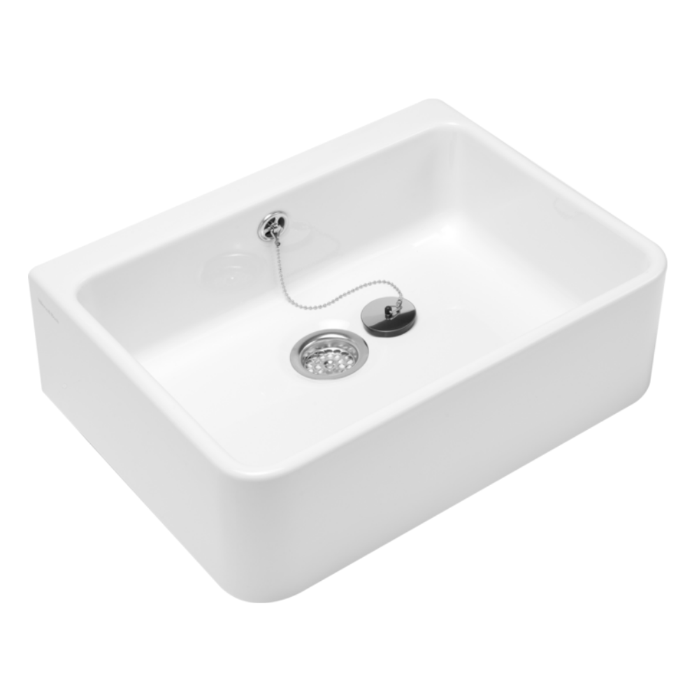 63220001 Evier une cuve blanc céramique sanitaire 595 x 500 mm