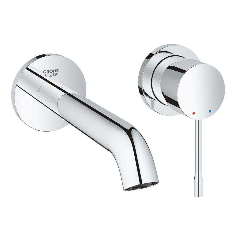 Façade mitigeur Grohe ESSENCE 2 trous lavabo taille M chromé
