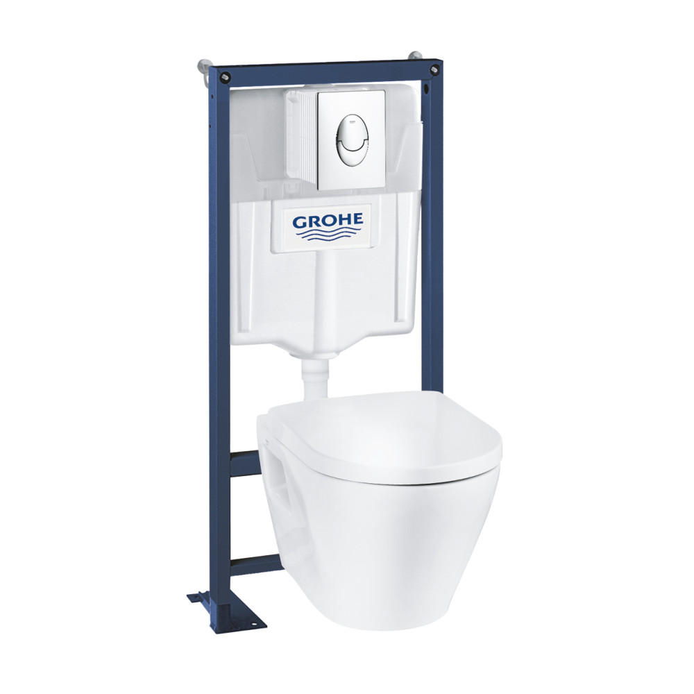 39595000 Pack WC suspendu sans bride Grohe céramique Solido