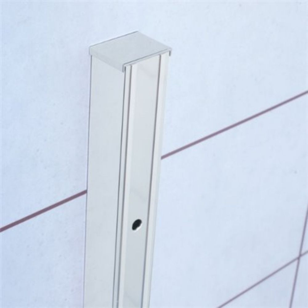 PROFILE41   Profilés d'extension Kinedo pour paroi de douche Blanc pour les Supra II Solo