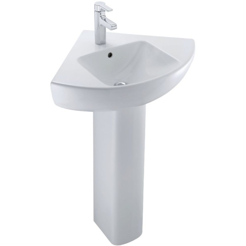 18565W-00 Colonne en céramique Jacob Delafon, compatible avec lavabo Struktura, Blanc