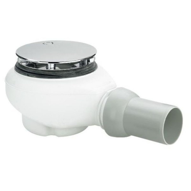 92250069 Bonde douche compacte Tempoplex Plus 90mm avec cache blanc