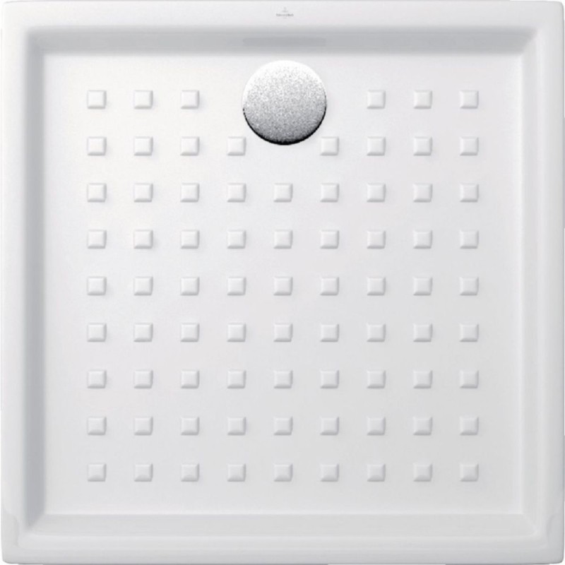 62219001 Receveur 90 x 90 Villeroy & boch O Novo ceramique carré blanc