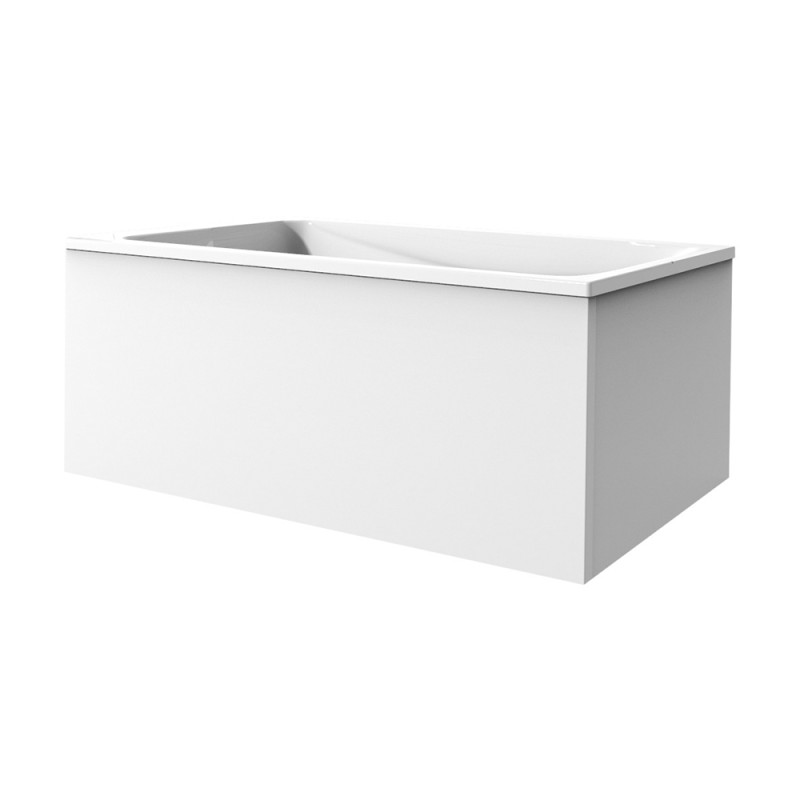 Tablier frontal pour baignoire rectangulaire installation angle Jacob Delafon