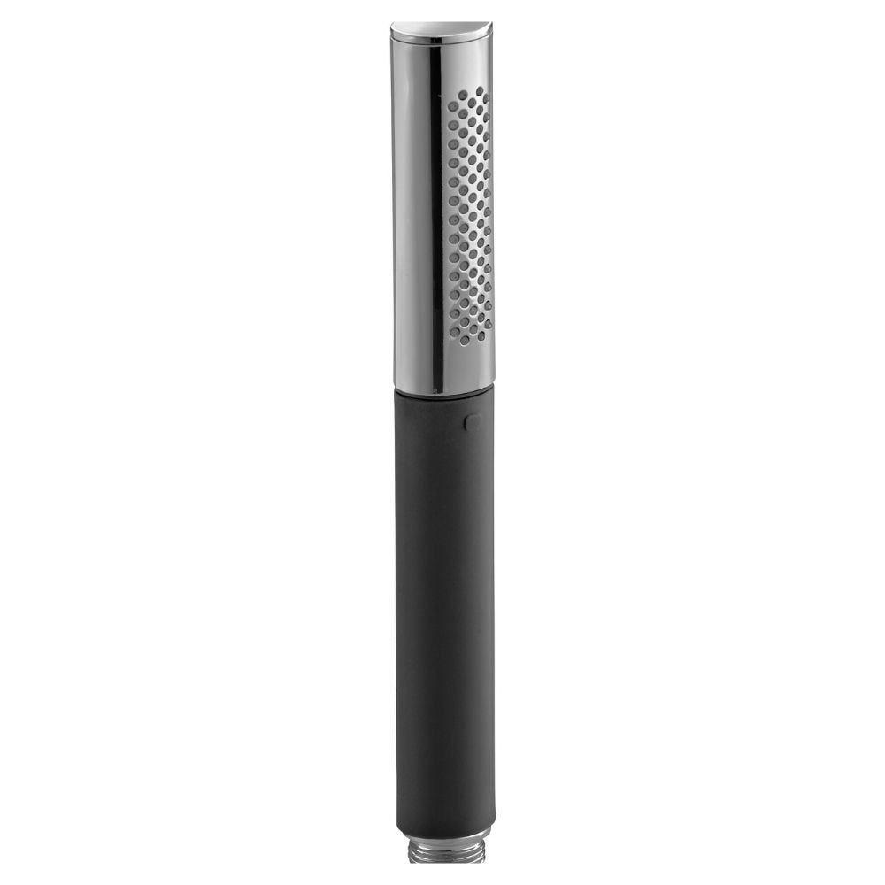 E10257-CP            Douchette à main Jacob Delafon stick Shift Ellipse, noir et chrome