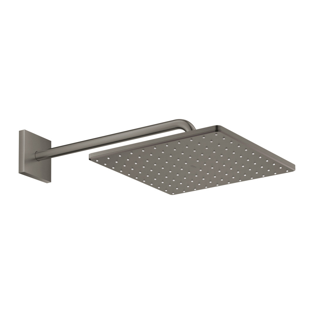 26564AL0 photo en bas Ensemble douche avec douche de tête et bras 1 jet Hard Graphite Brossé Rainshower Mono 310 Cube GROHE 
