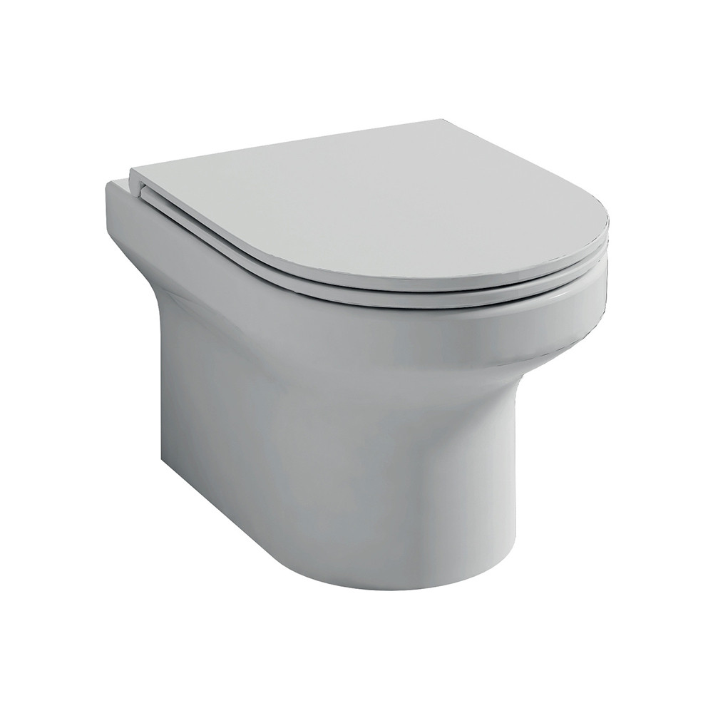WC suspendu sans bride Elite Jacob Delafon + abattant extraplat fermeture douce