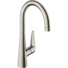 IMAGE Mitigeur cuisine HANSGROHE Talis M51 260 aspect acier inox