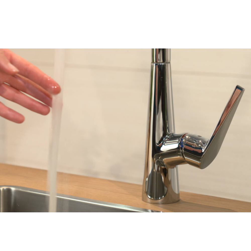 situation Mitigeur cuisine HANSGROHE Talis M51 260 aspect acier inox