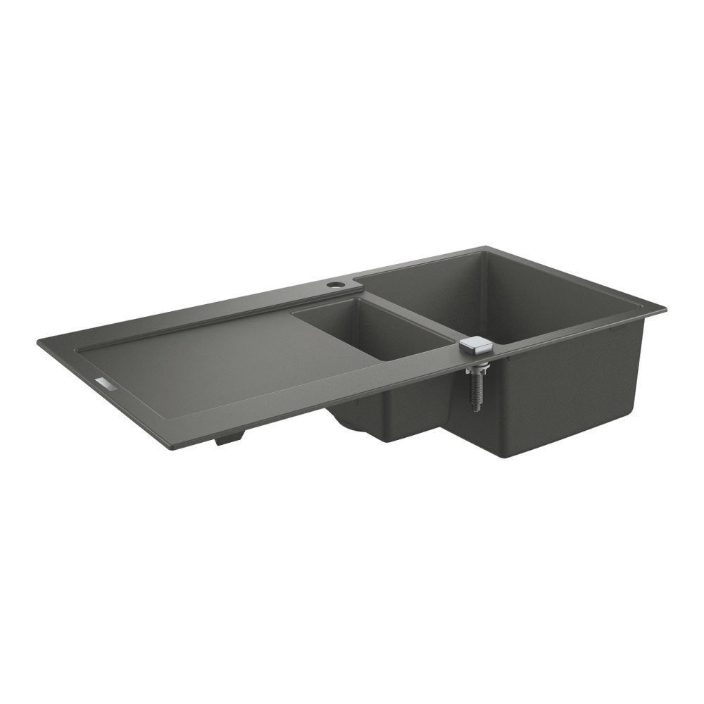 Evier composite avec égouttoir K500 Gris granite GROHE 31646AT0