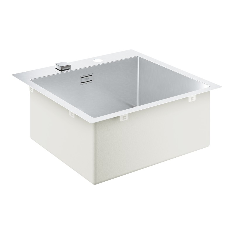 Evier 1 cuve 518 x 510 mm en acier inoxydable K800 GROHE
