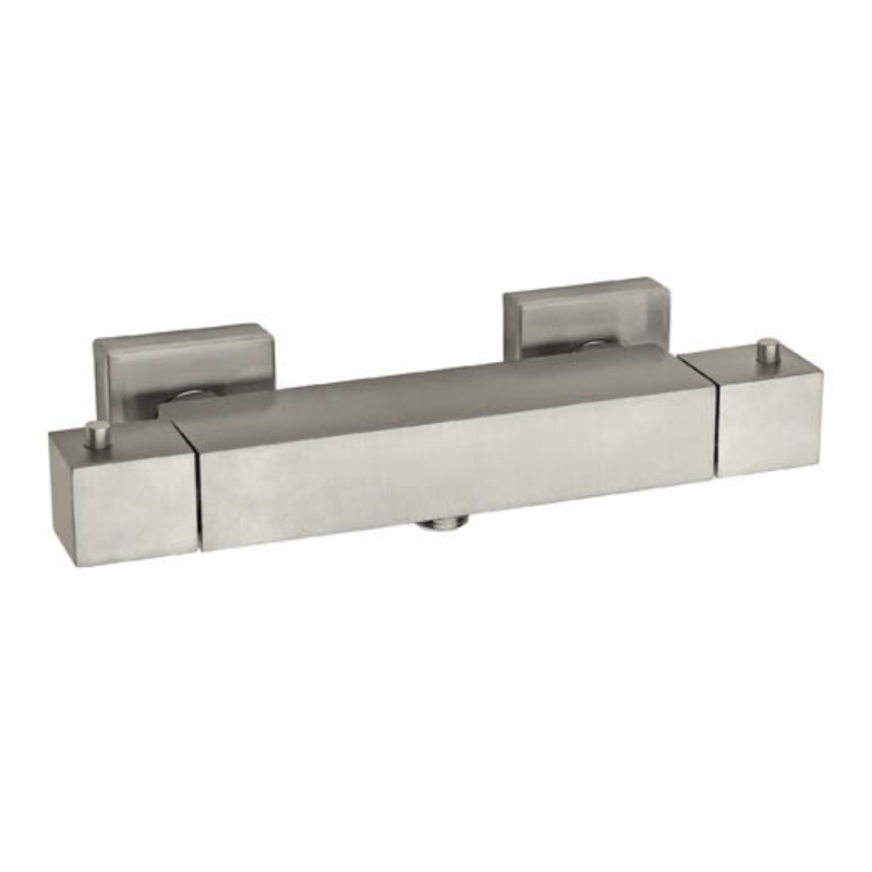84PW511TH Mitigeur douche thermostatique mural gris acier Paini Dax