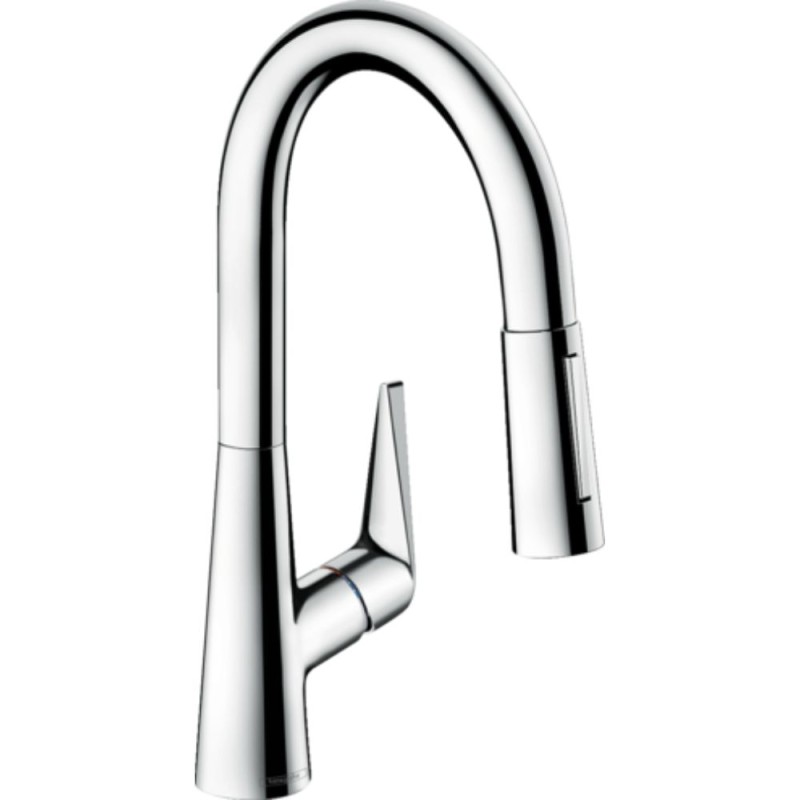 image du Mitigeur cuisine HANSGROHE Talis M51 160 douchette extractible 2 jets chromé 