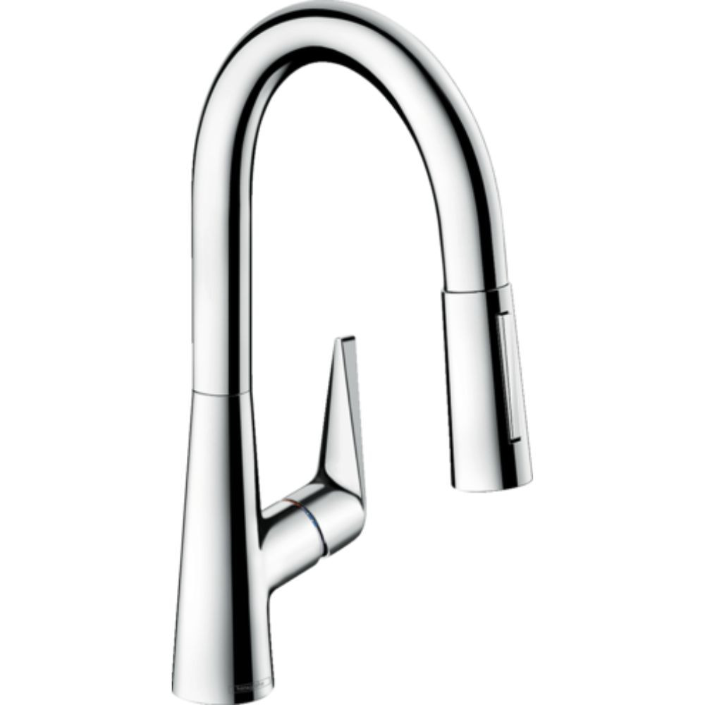 image du Mitigeur cuisine HANSGROHE Talis M51 160 douchette extractible 2 jets chromé