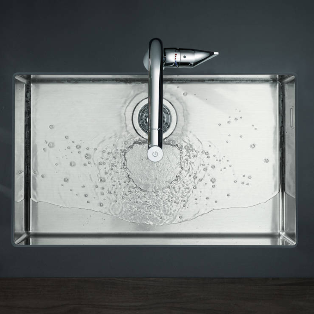 ambiance du Mitigeur cuisine HANSGROHE Metris Select M71 320 douchette extractible sBox chromé 