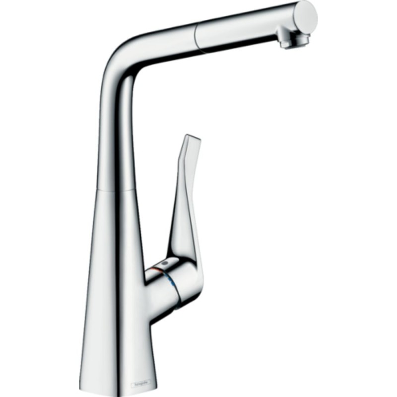 chormé Mitigeur cuisine HANSGROHE Metris M71 320 douchette extractible sBox