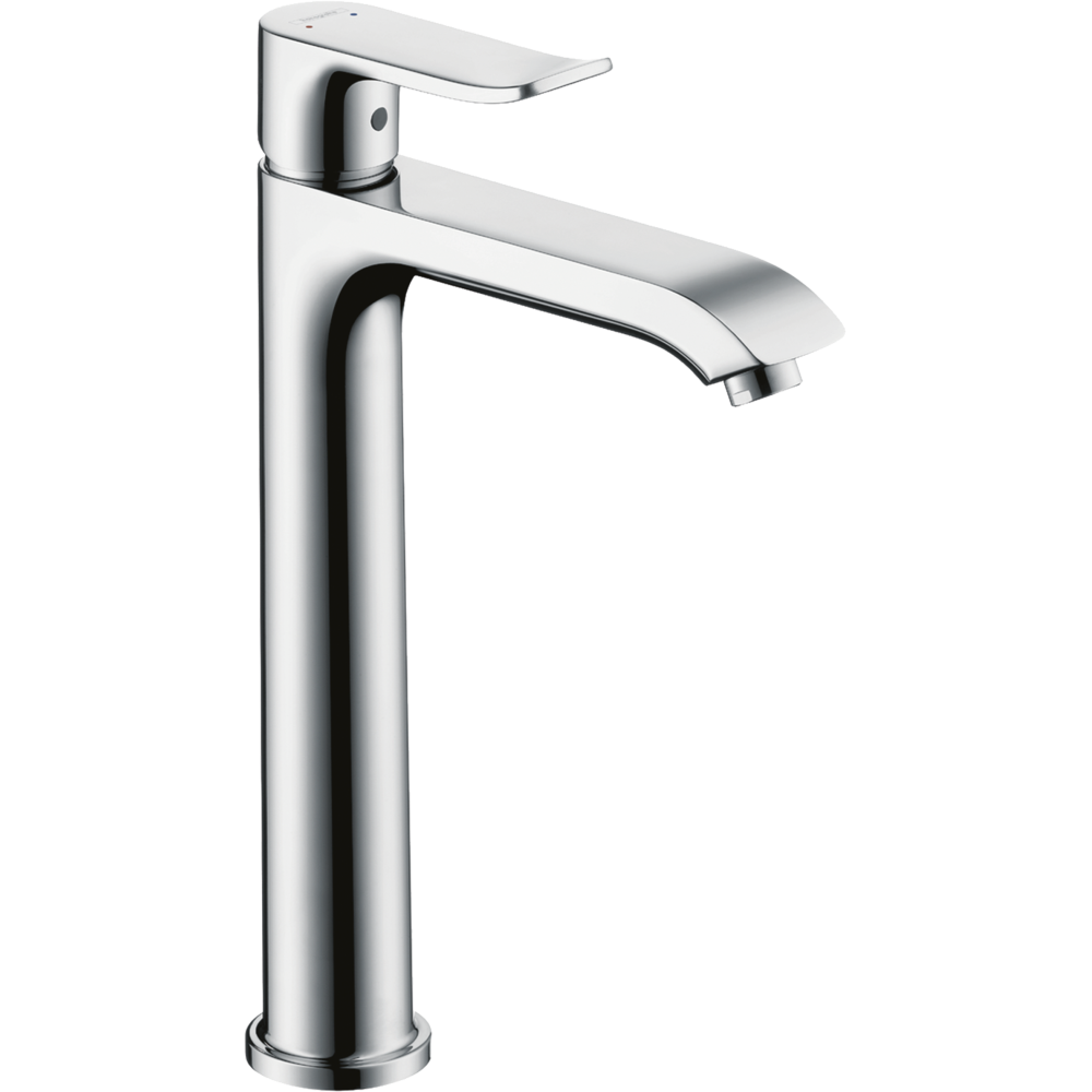 Mitigeur lavabo HANSGROHE Metris 200 surélevé pour vasque libre, avec tirette et vidage chromé  31183000 | Batinea
