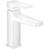 Mitigeur lavabo HANSGROHE Metropol 110 poignée manette noir chrome brossé + nettoyant Briochin| Batinea