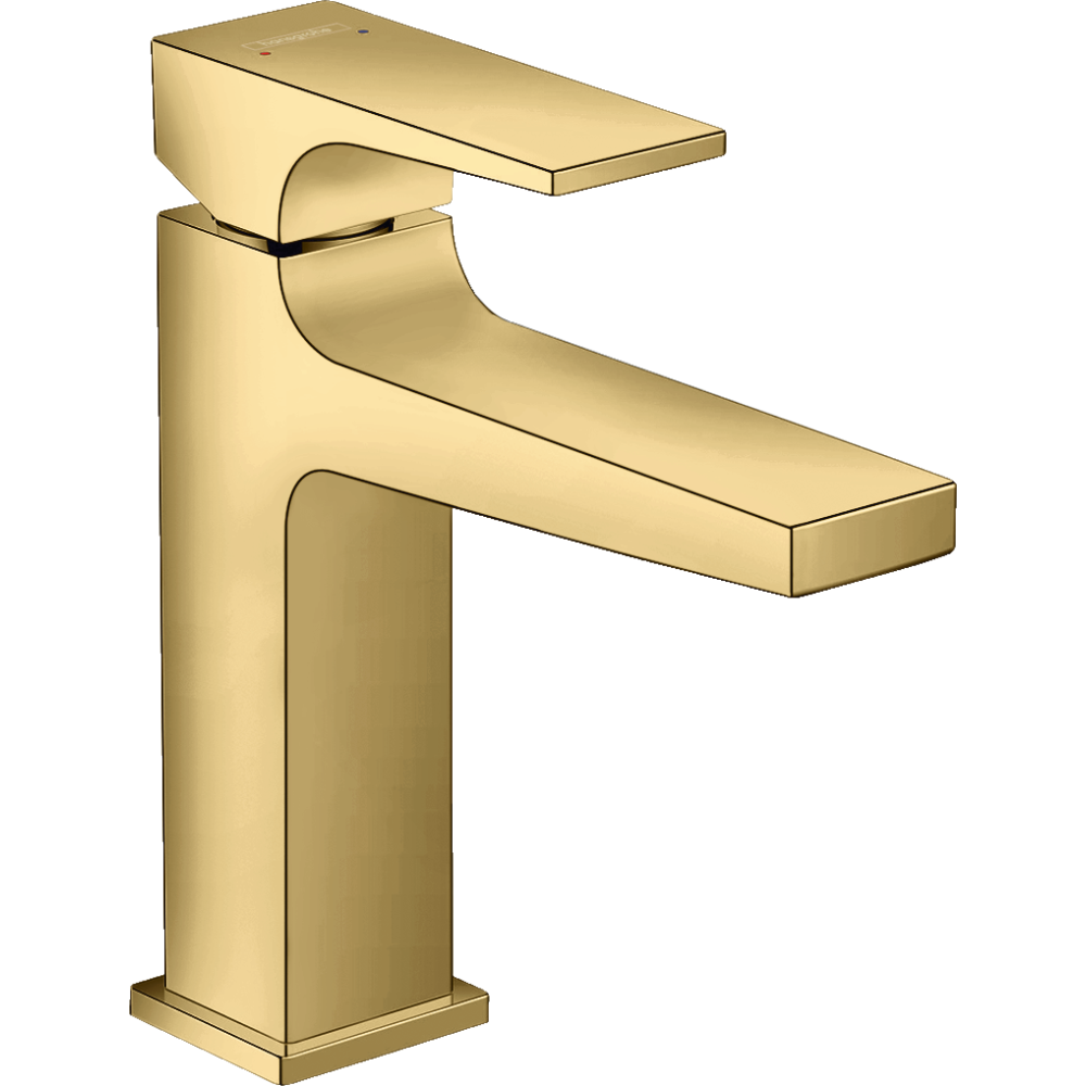 Mitigeur lavabo HANSGROHE Metropol 110 poignée manette noir chrome brossé + nettoyant Briochin| Batinea