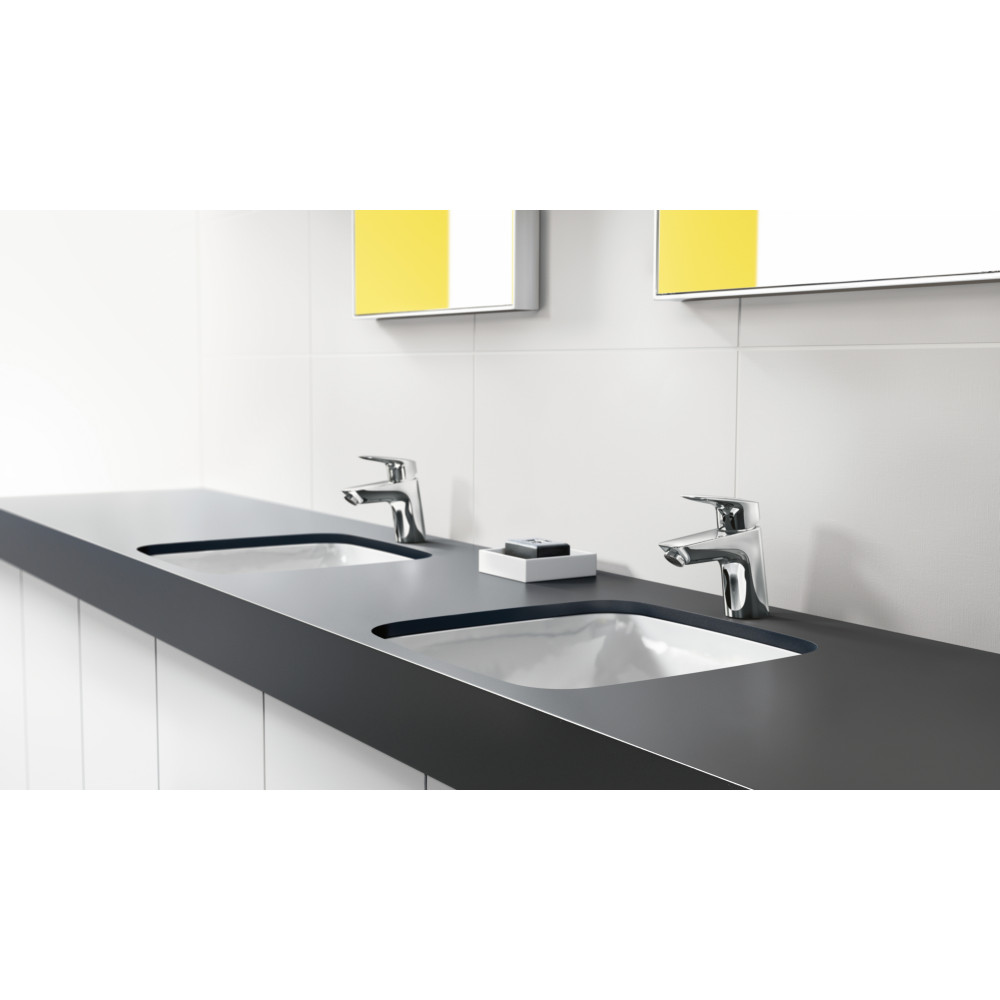 Mitigeur lavabo HANSGROHE Logis 70, bonde Push-Open chromé  71077000 | Batinea