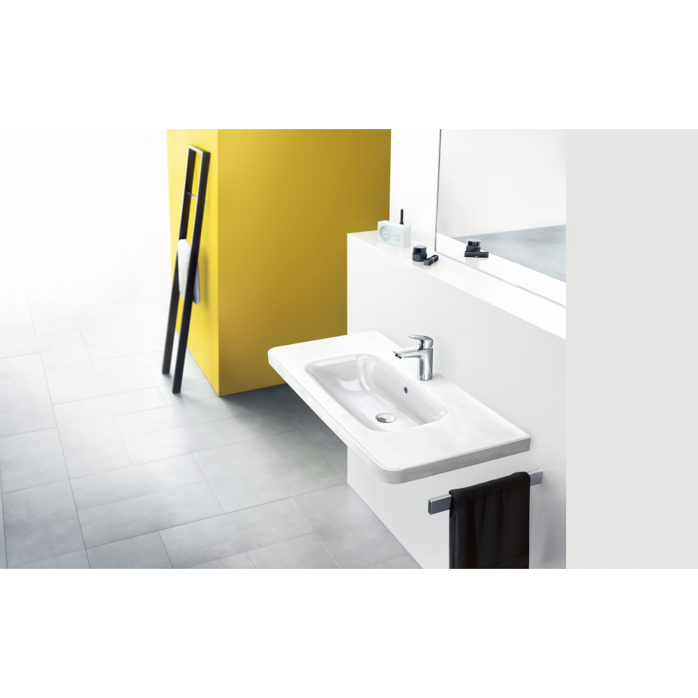 Mitigeur lavabo HANSGROHE Logis 100, bonde Push-Open chromé  71107000 | Batinea