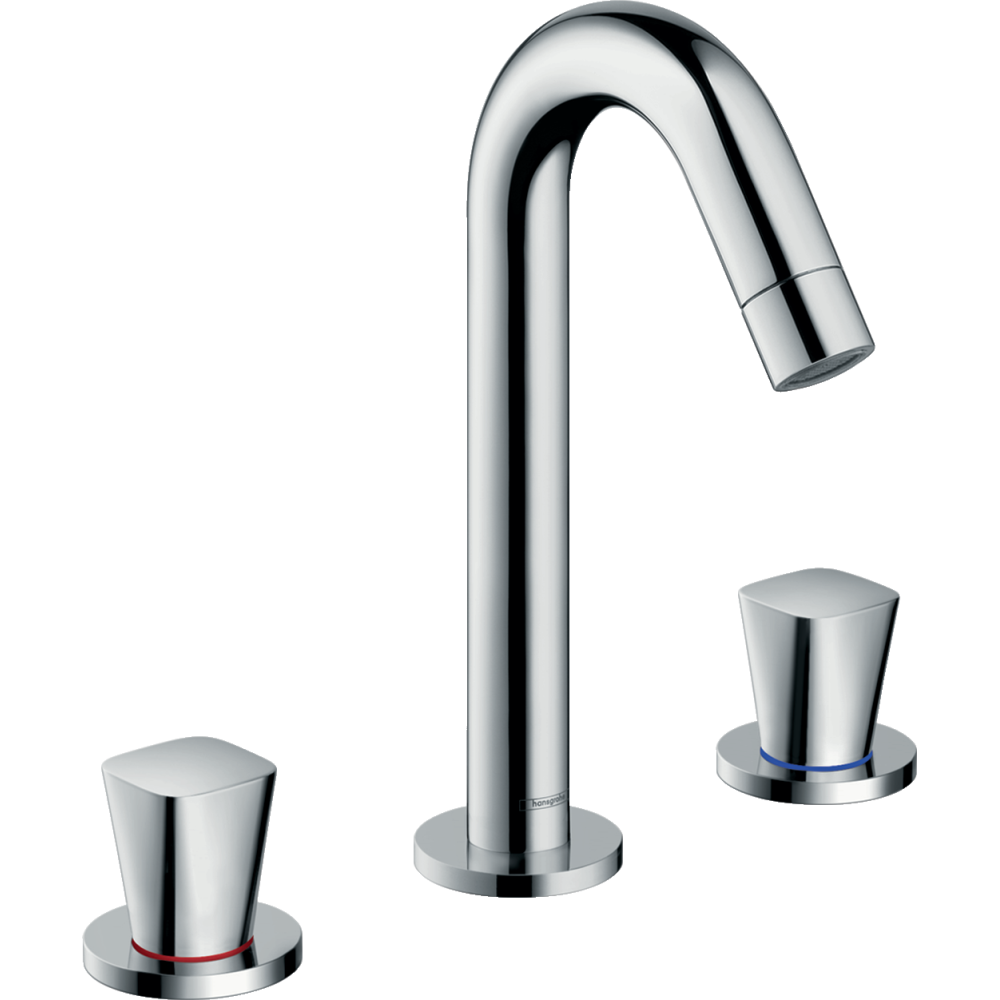 Mélangeur lavabo HANSGROHE HANSGROHE Logis 150 3 trous avec tirette et vidage synthétique chromé  71133000 | Batinea