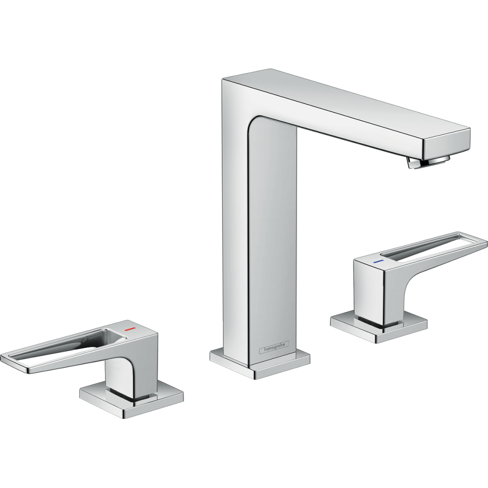Mélangeur lavabo HANSGROHE 160 3 trous poignée étrier chrome + nettoyant Briochin| Batinea