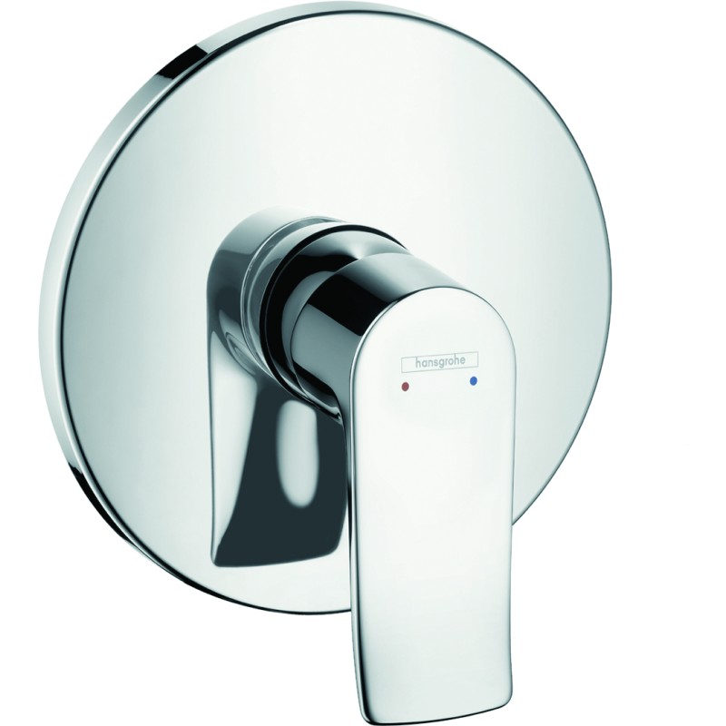 Set de finition pour Mitigeur Thermostatique douche haut débit encastré chromé 31652000 | Batinea