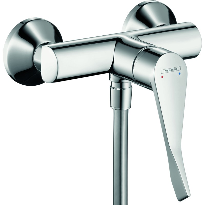 Mitigeur Thermostatique douche Care avec poignée extra longue chromé 31916000 | Batinea