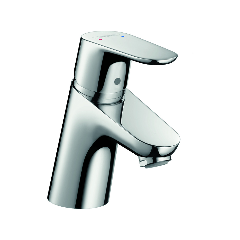 Mitigeur lavabo HANSGROHE 70 sans tirette ni vidage bas débit chrome + nettoyant Briochin| Batinea