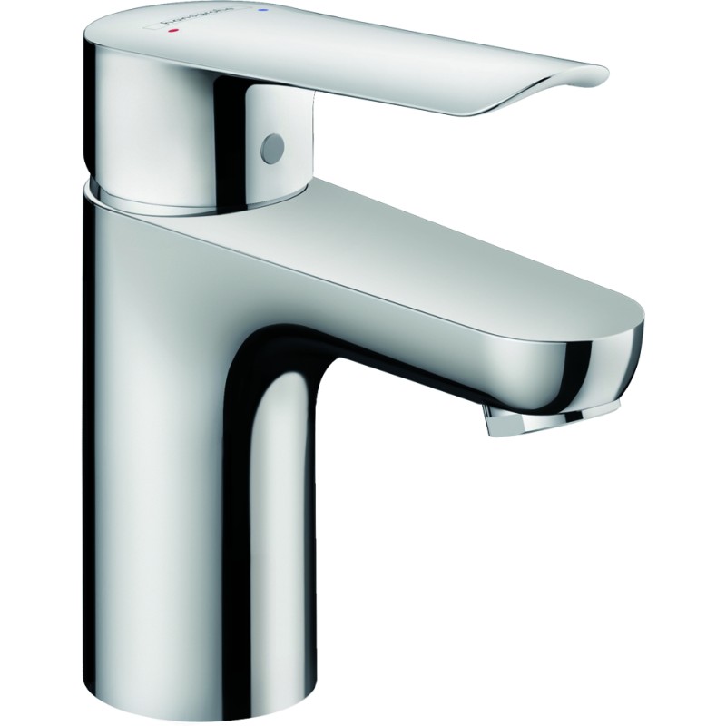 Mitigeur de lavabo 70 CoolStart, avec tirette et vidage synthétique chromé Hansgrohe Logis E 71164000 |Batinea