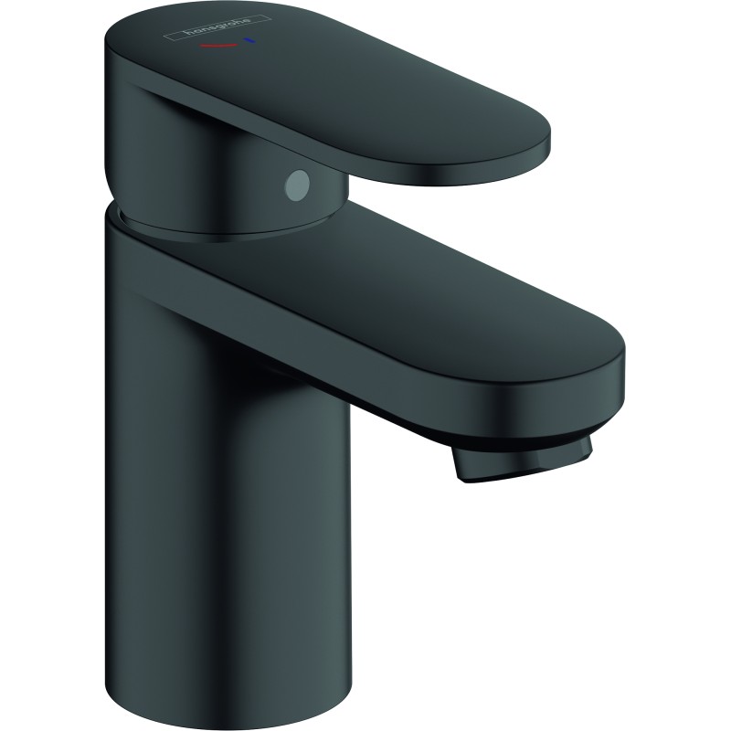 Mitigeur de lavabo 70 CoolStart avec tirette et vidage synthétique noir mat Hansgrohe Vernis Blend 71584670 |Batinea