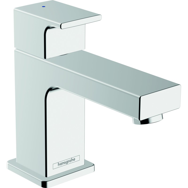 Robinet de lave-mains 70 eau froide sans tirette ni vidage chromé Hansgrohe Vernis Shape 71592000 |Batinea