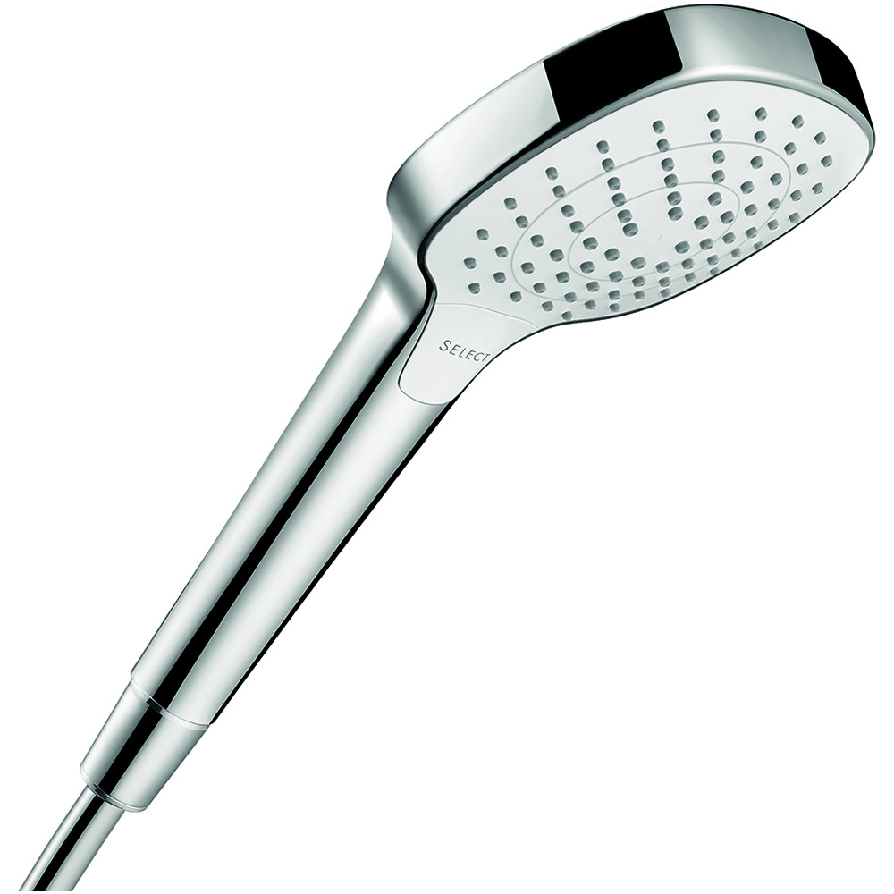 Douchette à main Vario EcoSmart 9l/min blanc chromé Hansgrohe Croma Select E 26813400 | Batinea