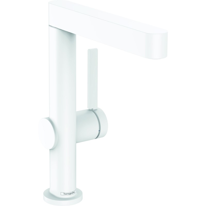 Mitigeur de lavabo 230, bonde Push-Open blanc mat Finoris HANSGROHE 76060700 | Batinea
