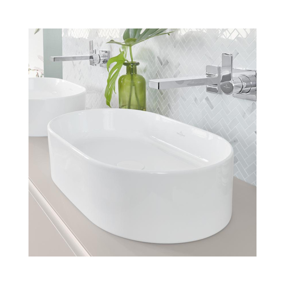 Lot de deux vasques à poser ovale VILLEROY ET BOCH Collaro | Batinea