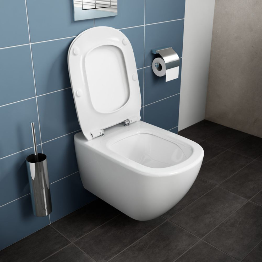 WC suspendu IDEAL STANDARD Tesi Aquablade avec abattant T354601