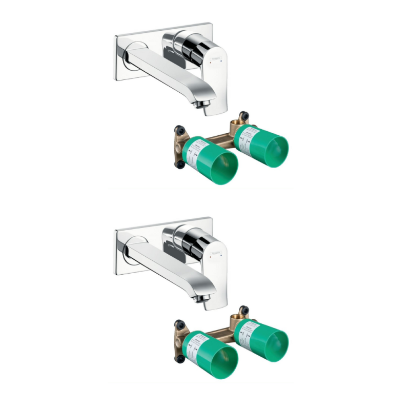 Mitigeur lavabo encastré mécanique Hansgrohe Metris 225 mm + corps encastré 13622180_31086000_13622180_31086000 | Batinea