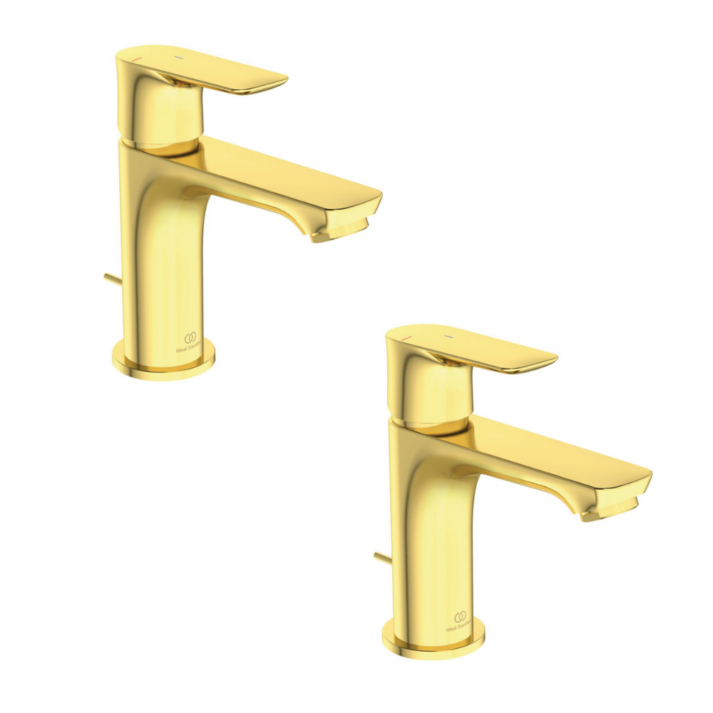 Mitigeur lavabo avec tirette et vidage Ideal Standard Connect Air or A7008A2_A7008A2 | Batinea